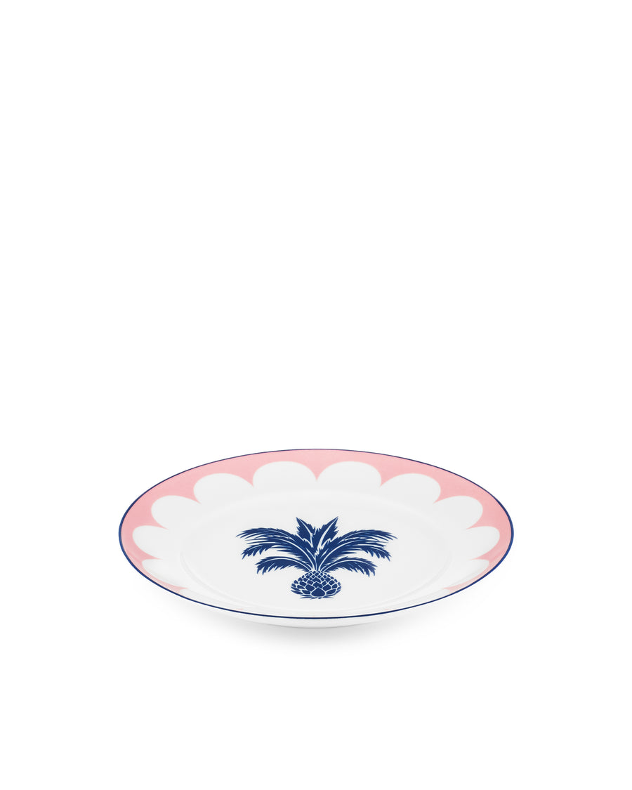 Jaipur Dessert Plate Pink 21 cm  (Set of 6)