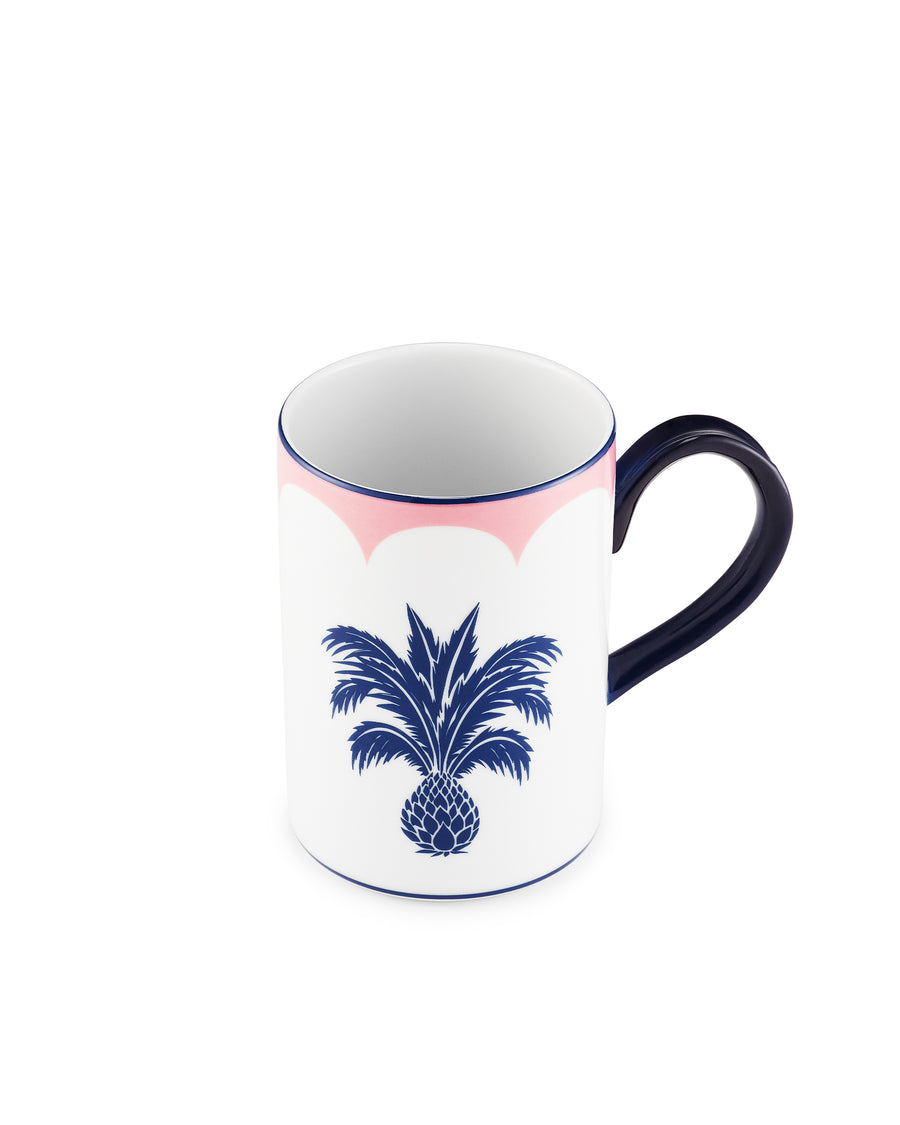 Jaipur Mug Blue/Pink 38 cl