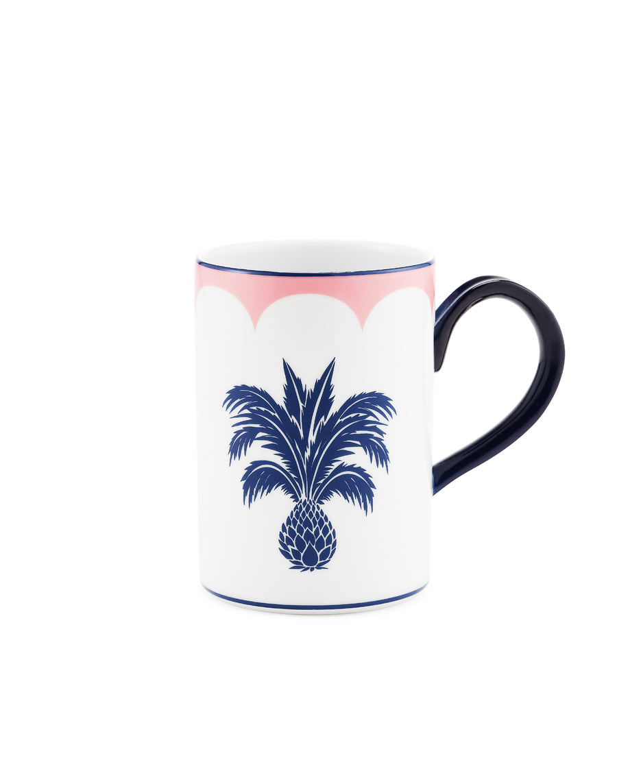 Jaipur Mug Blue/Pink 38 cl