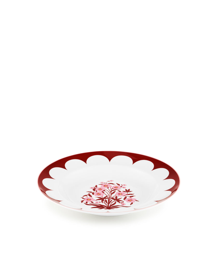 Jaipur Soup Plate Bordeaux 23 cm (Set of 6)