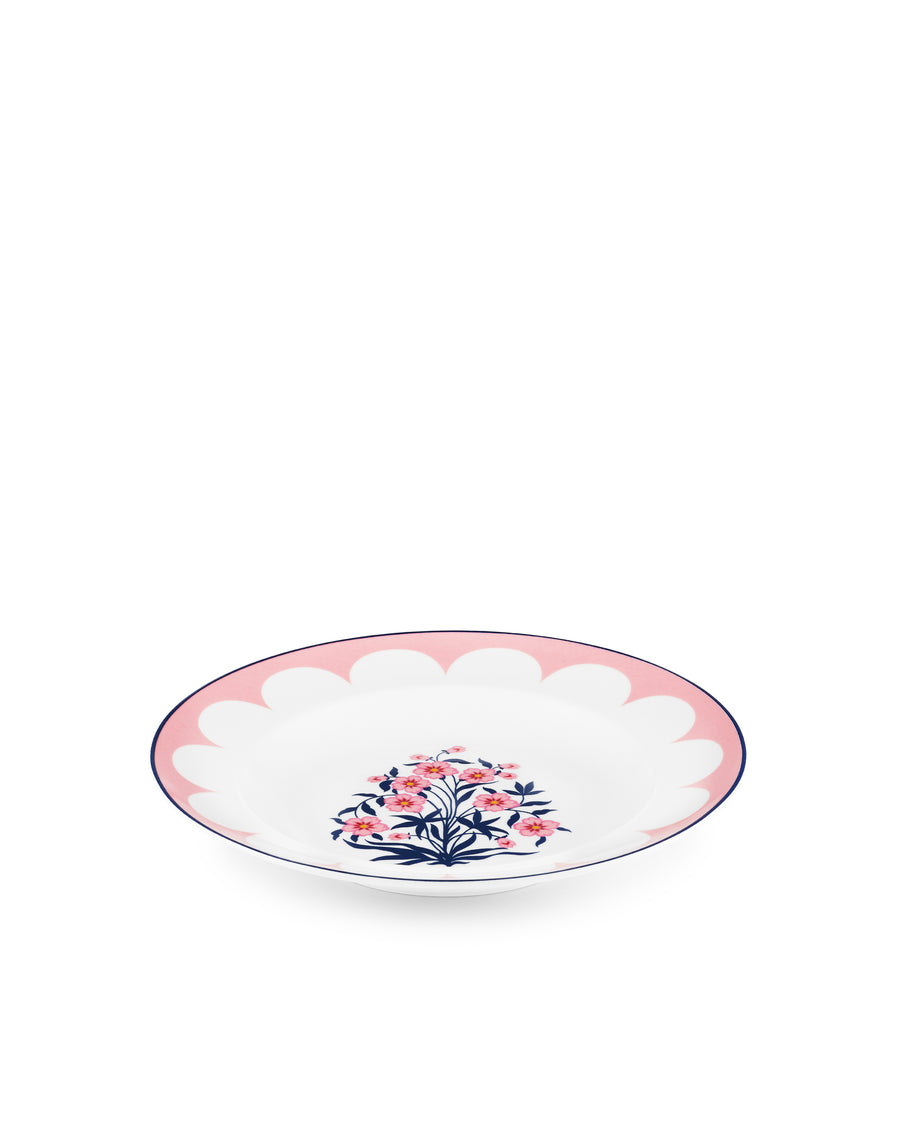 Jaipur Soup Plate Pink 23 cm (Set of 6)