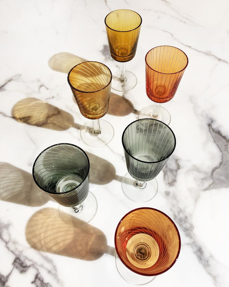 Stem Glass Library Set of 6