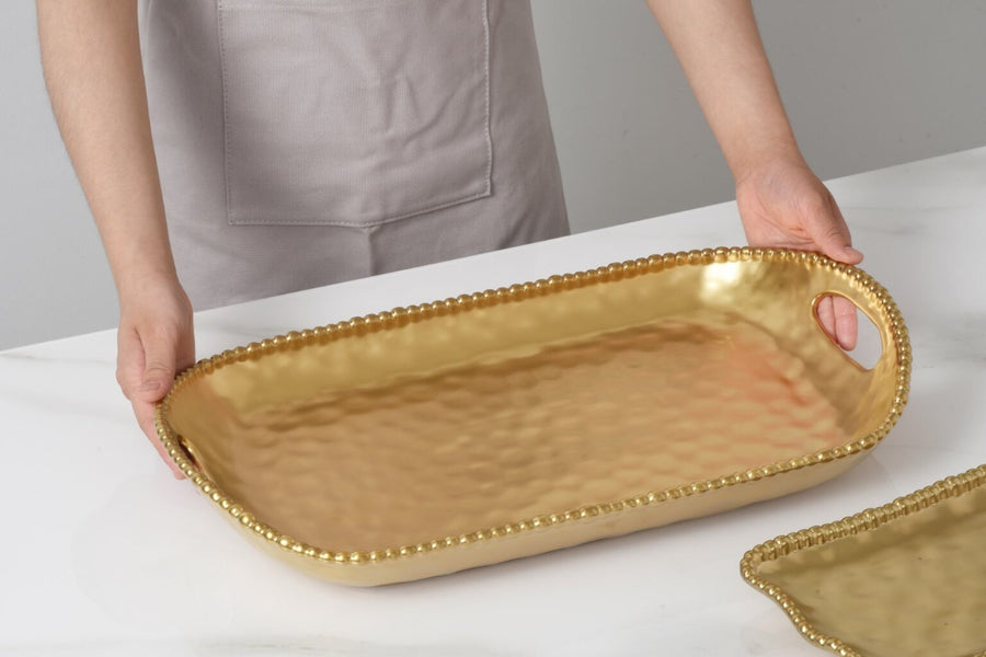 Rectangular Tray with Handles