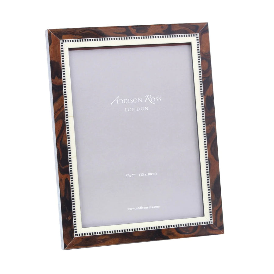 5x7 Miki Mahogany Marquetry Frame