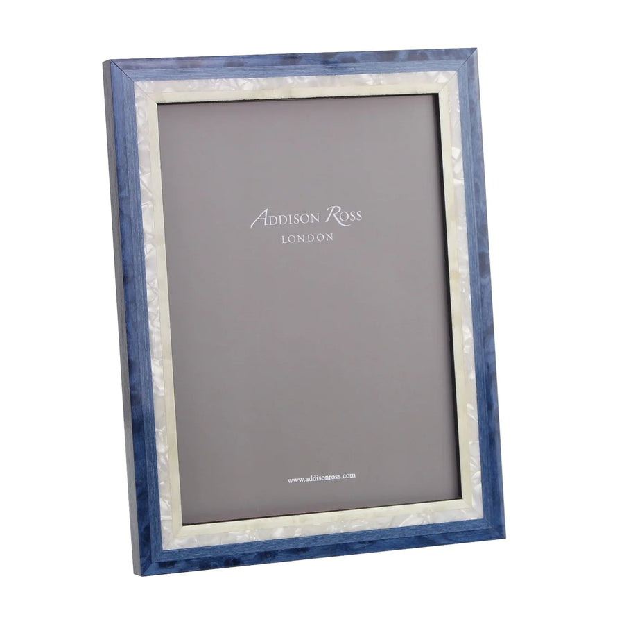 8x10 Studio Blue Mother of Pearl Marquetry Frame