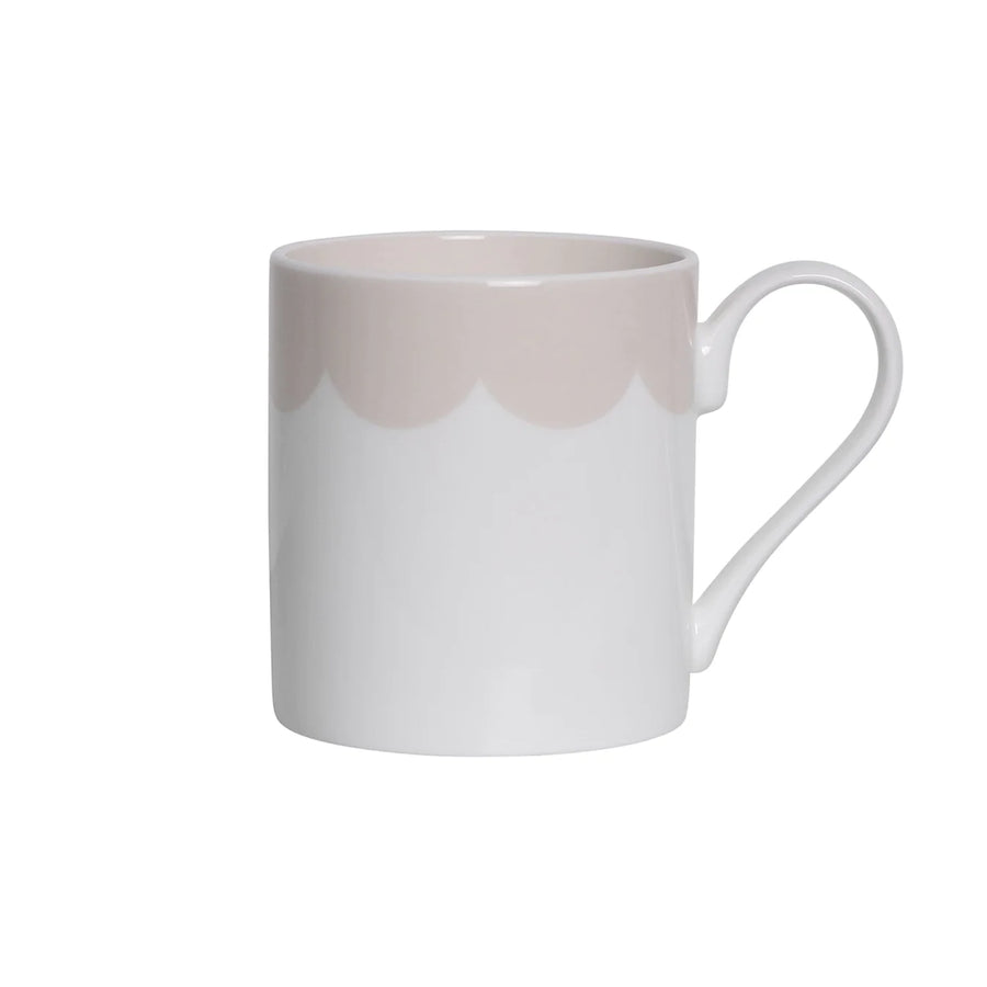 Cappuccino Scallop 280 ml Bone China Mug