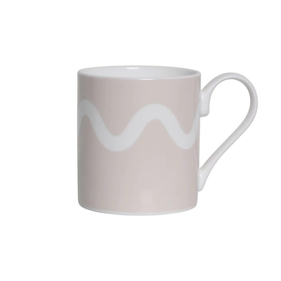 Cappuccino Squiggle 280 ml Bone China Mug