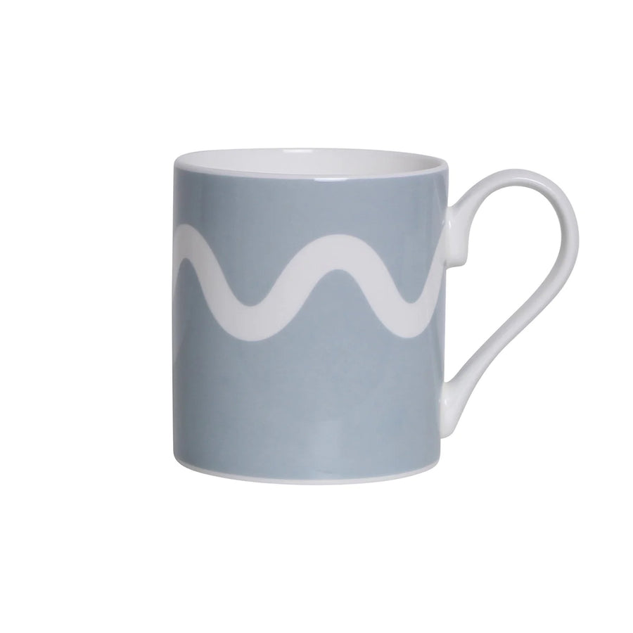 Denim Squiggle 280 ml Bone China Mug