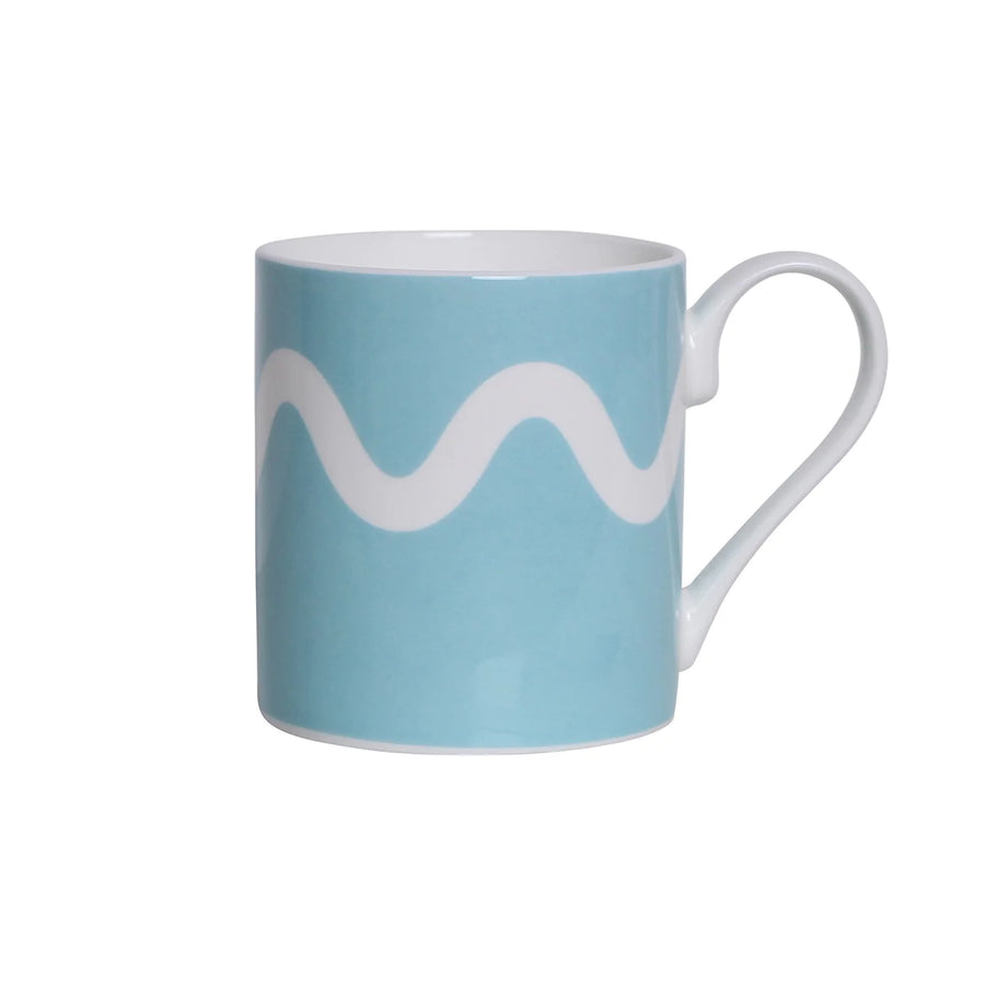 Eau de nil Squiggle 280 ml Bone China Mug