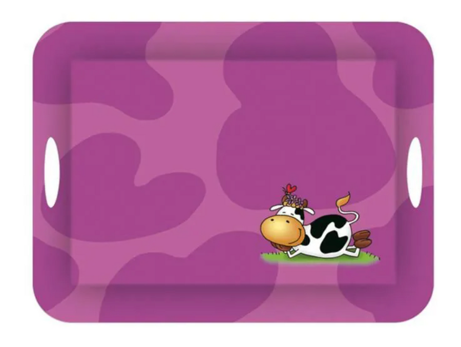 Tray with Integrated Handles 50x37 cm Mr. & Mrs. Cow