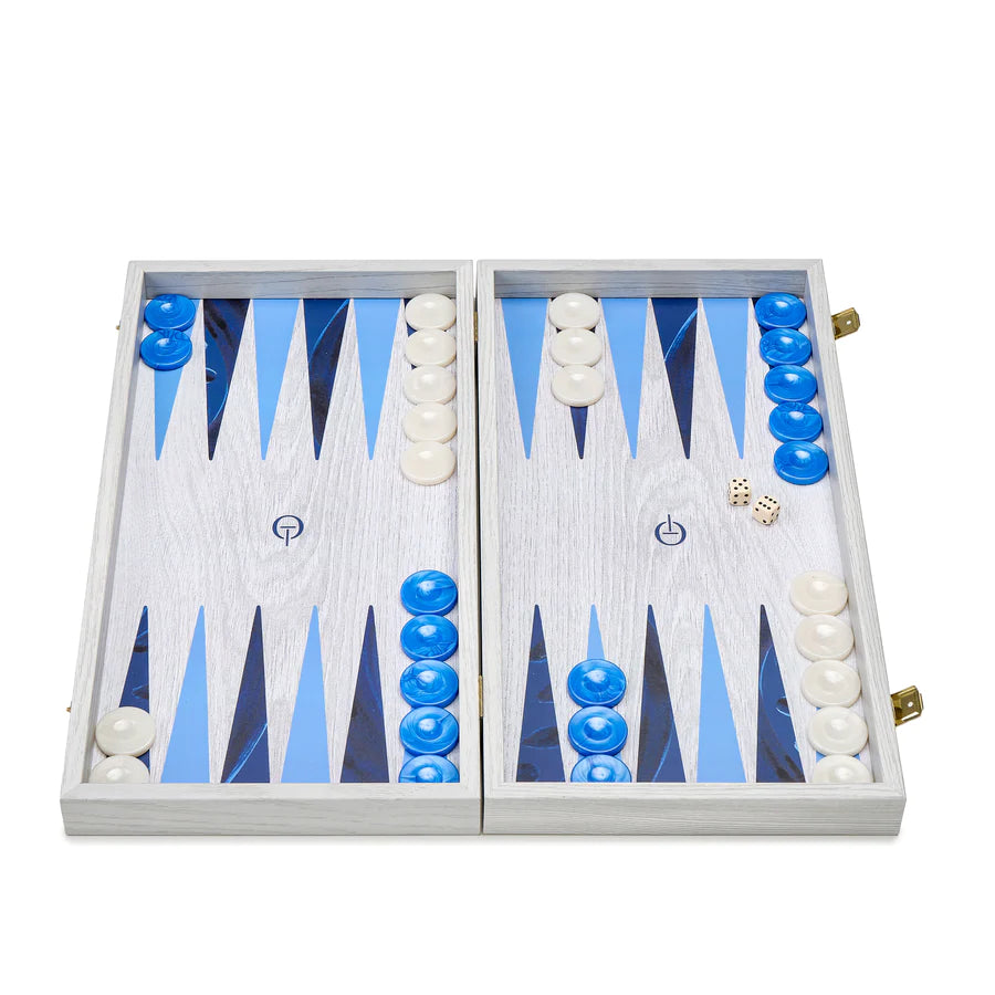 Mosaic Backgammon, Blue Small