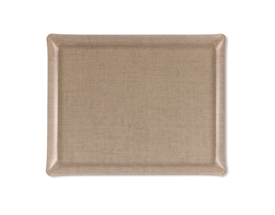 Acrylic Tray Natural Linen