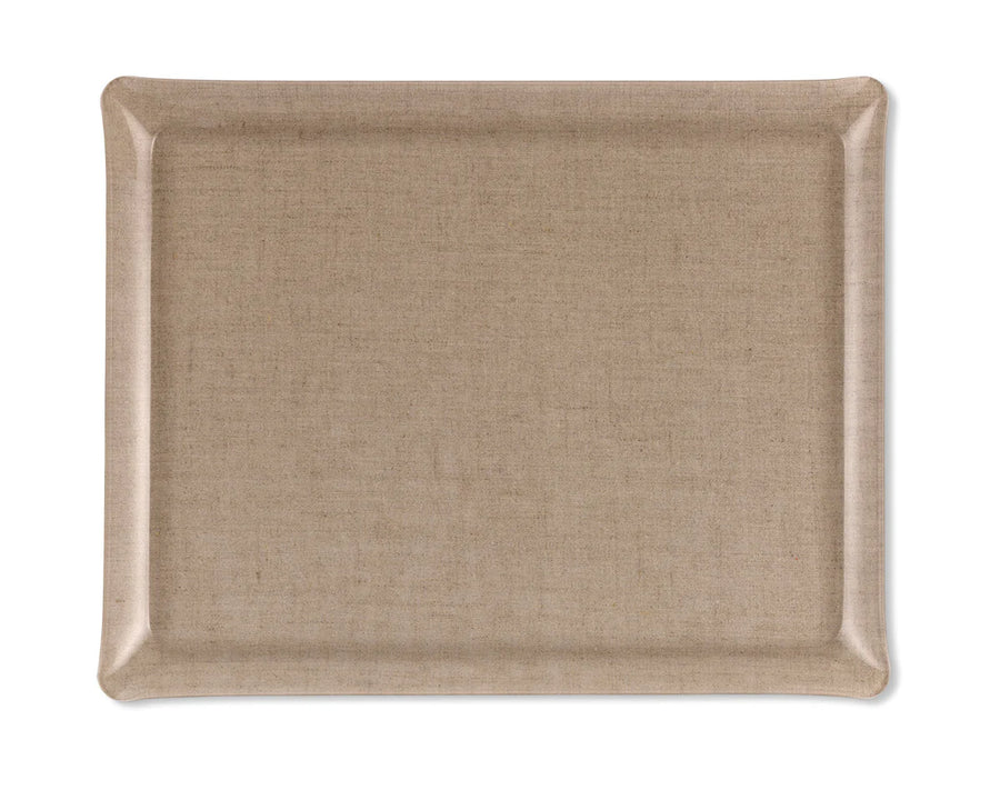 Acrylic Tray Natural Linen