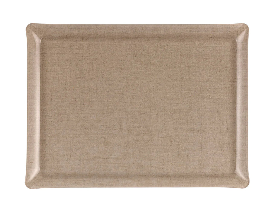 Acrylic Tray Natural Linen