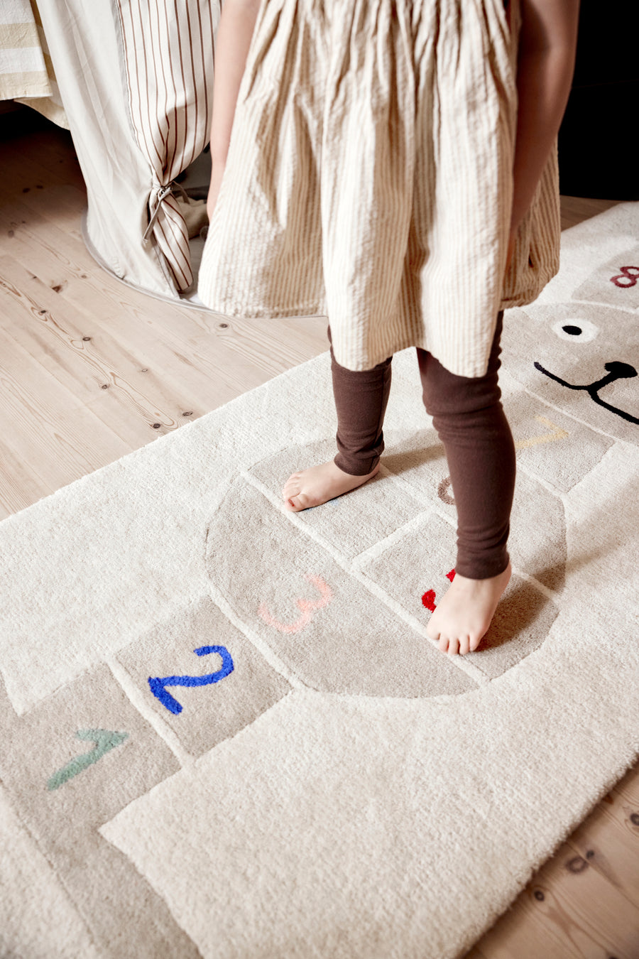 Rabbit Hopscotch Rug