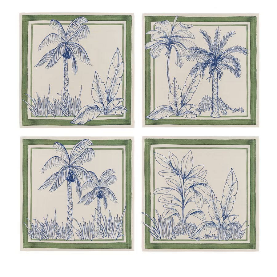 Oasis Napkins Set of 4 Pieces Linen