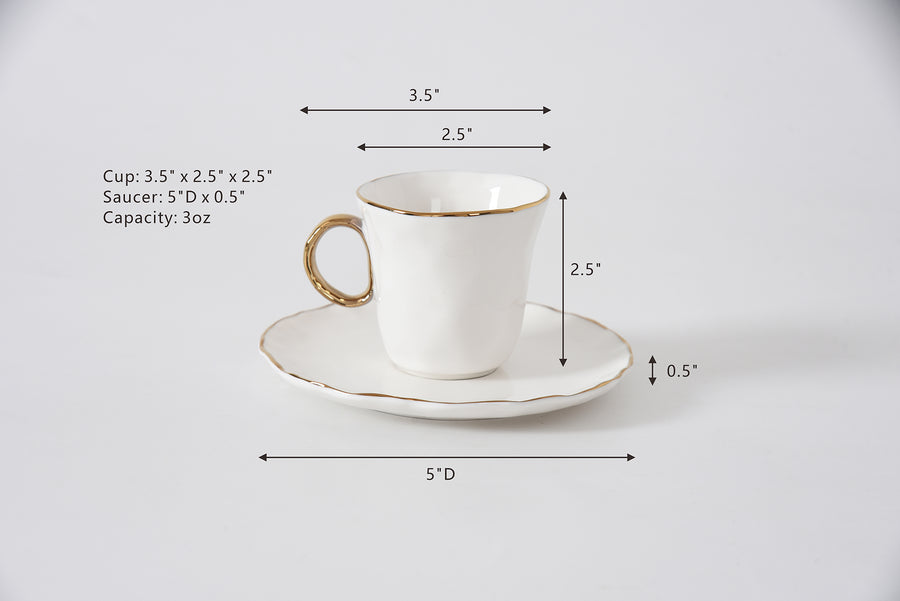 Espresso Cup & Saucer