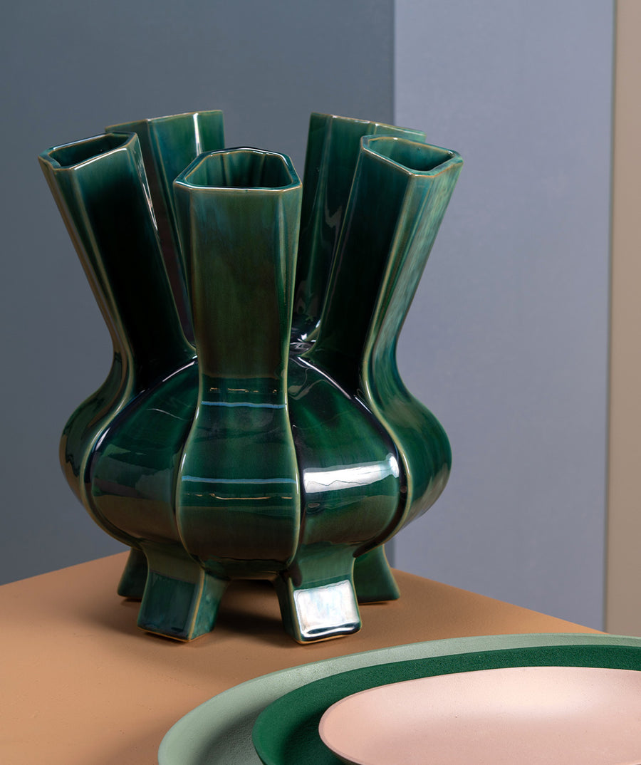 Vase Puyi Green