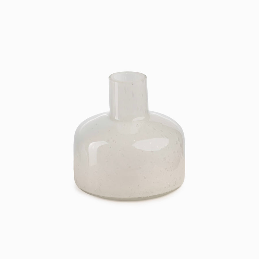Short Frosted Dome Vase