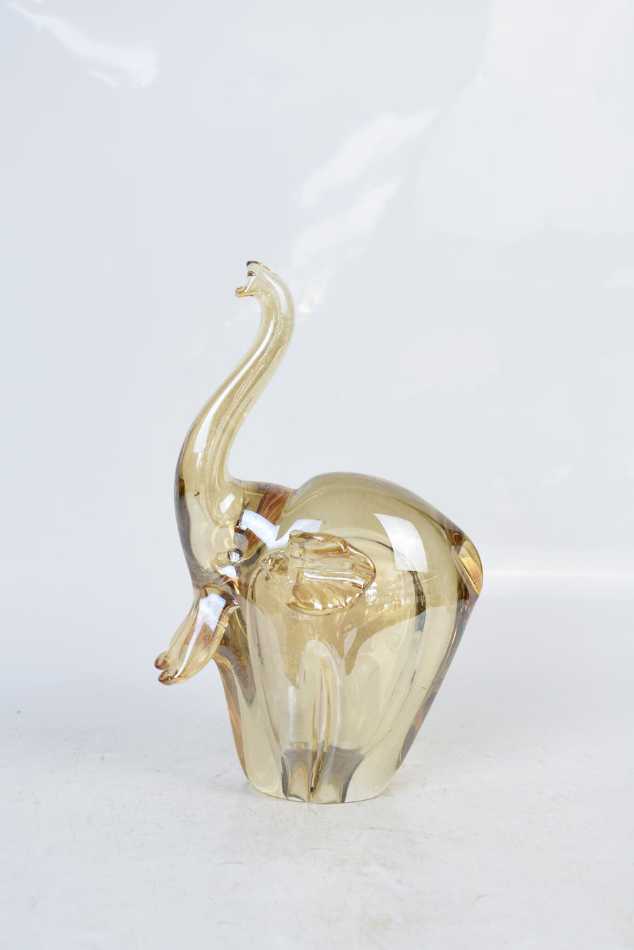 Murano Style Elephant Figurine