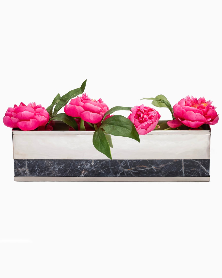 Salta Flower Short Vase Black Onyx
