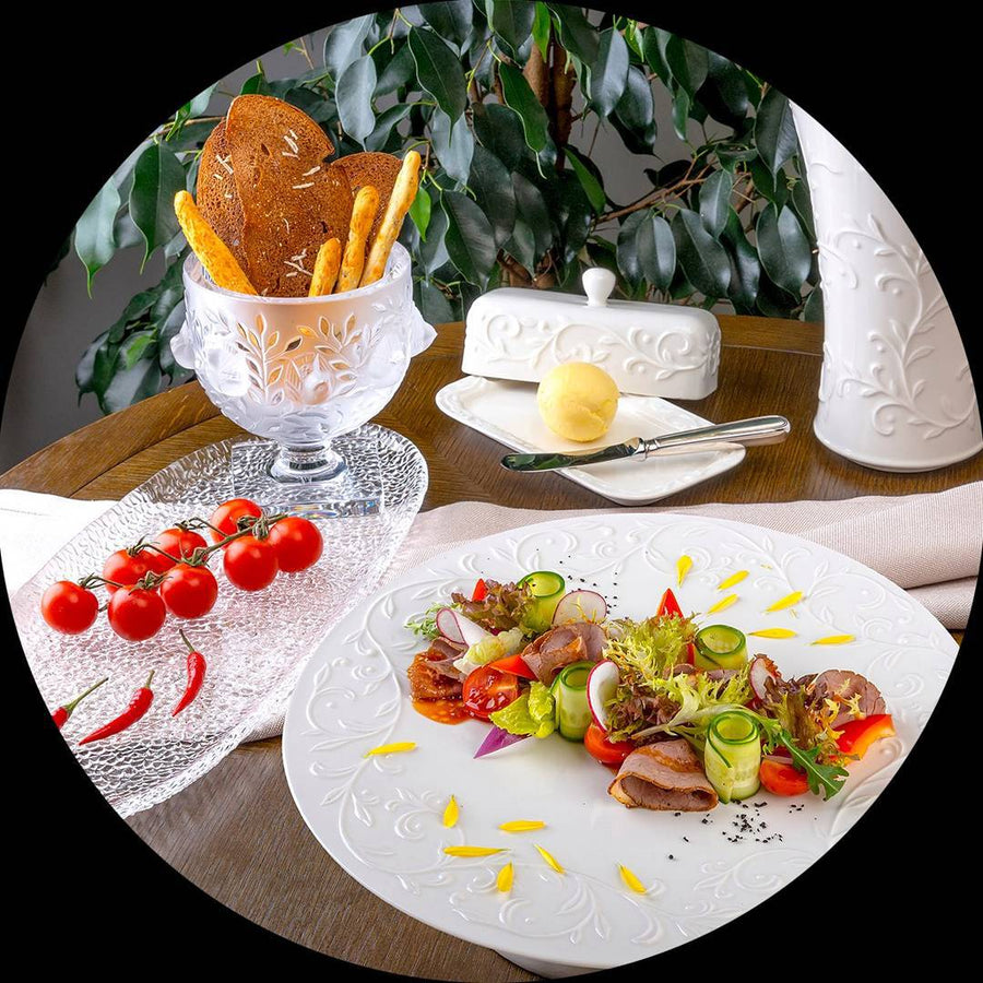 Special Oval Tray Clear 34x15 cm