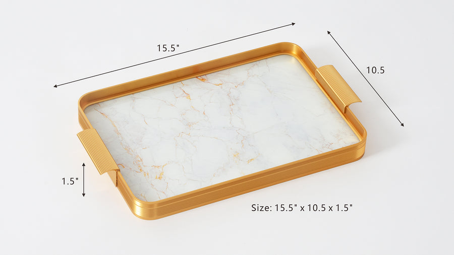 Rectangular Tray with Handles