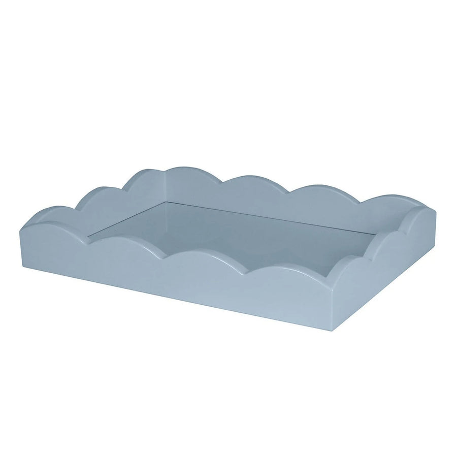 Denim Small Lacquered Scallop Tray