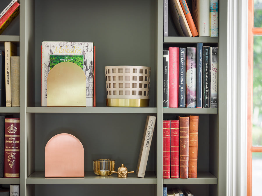 Pair of Totem Bookends Brass
