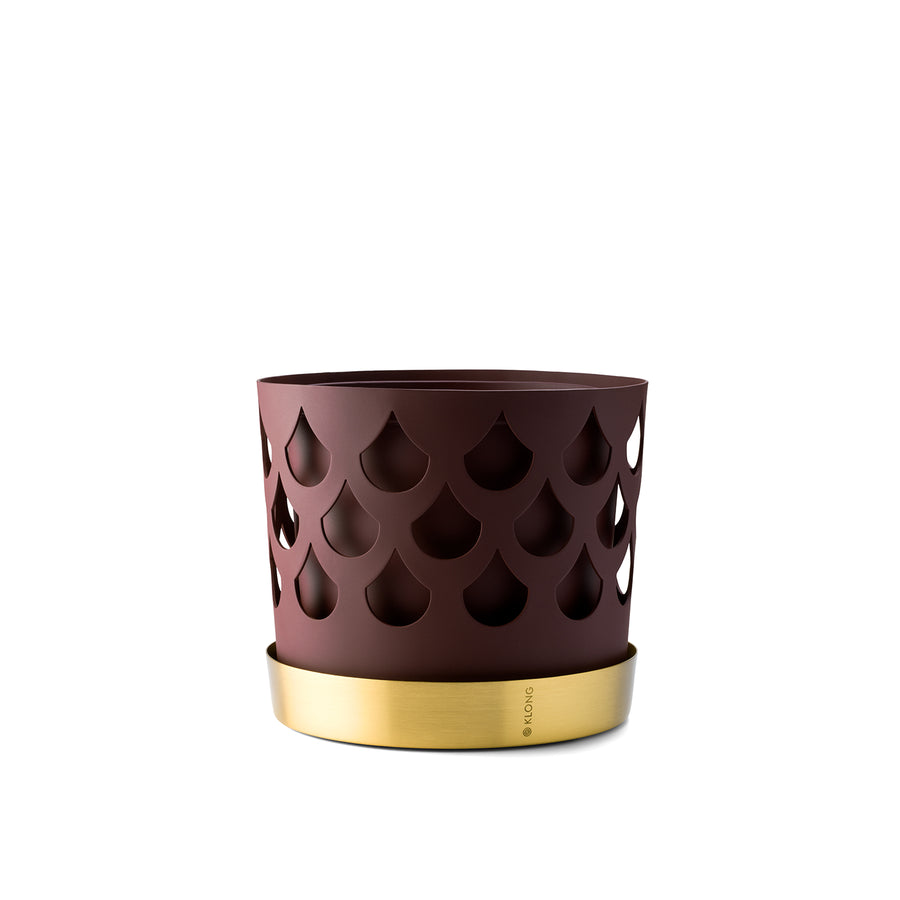 Trio Drop Medium Dark Red