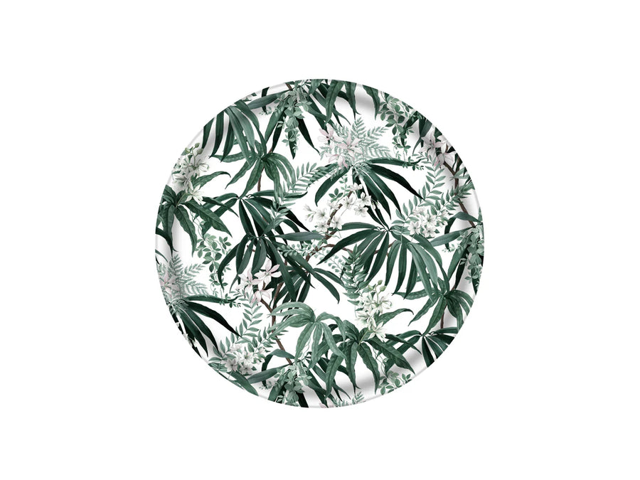 Tropical White Laminate Tray D.37 cm