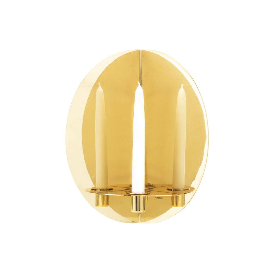 Twilight Brass Wall-Mounted Sconce