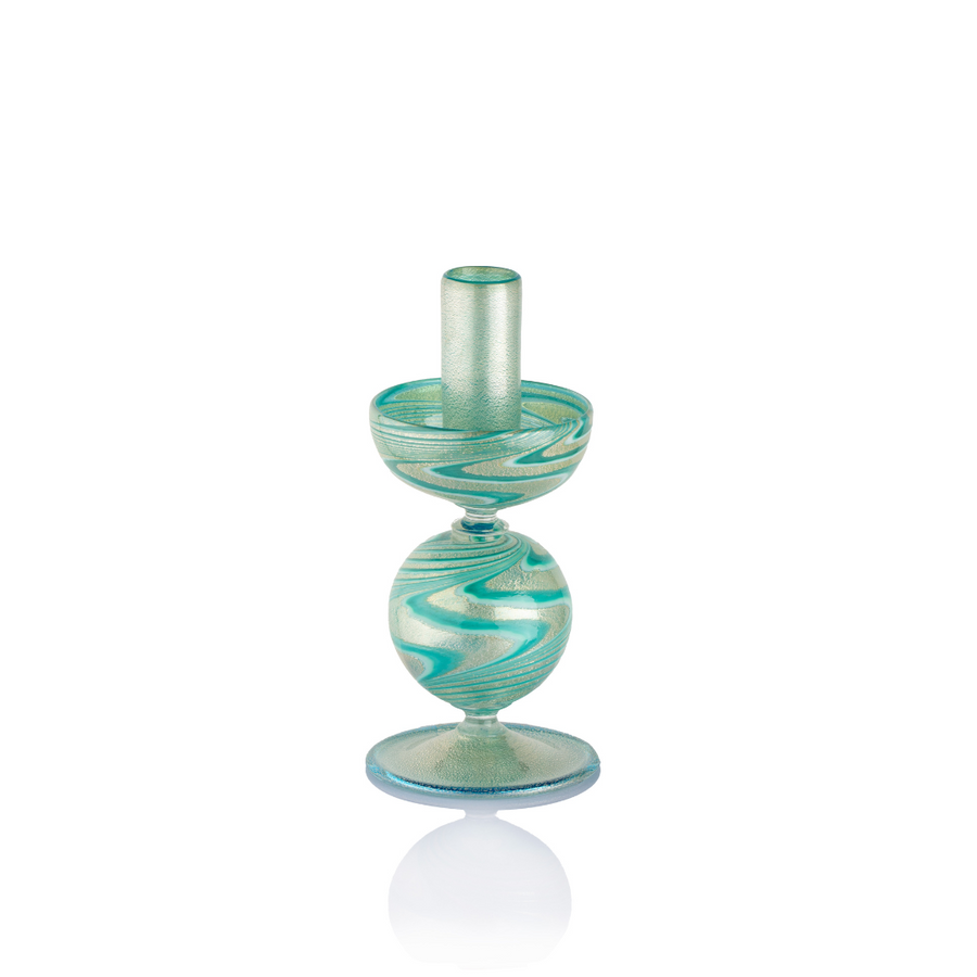 Laguna Acqua Single Sphere Candle Holder