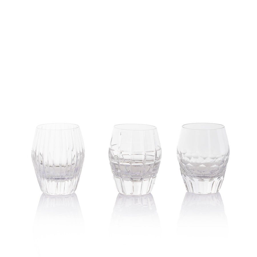 Shot Glass Atelier Assorted Cut 6-Piece Set