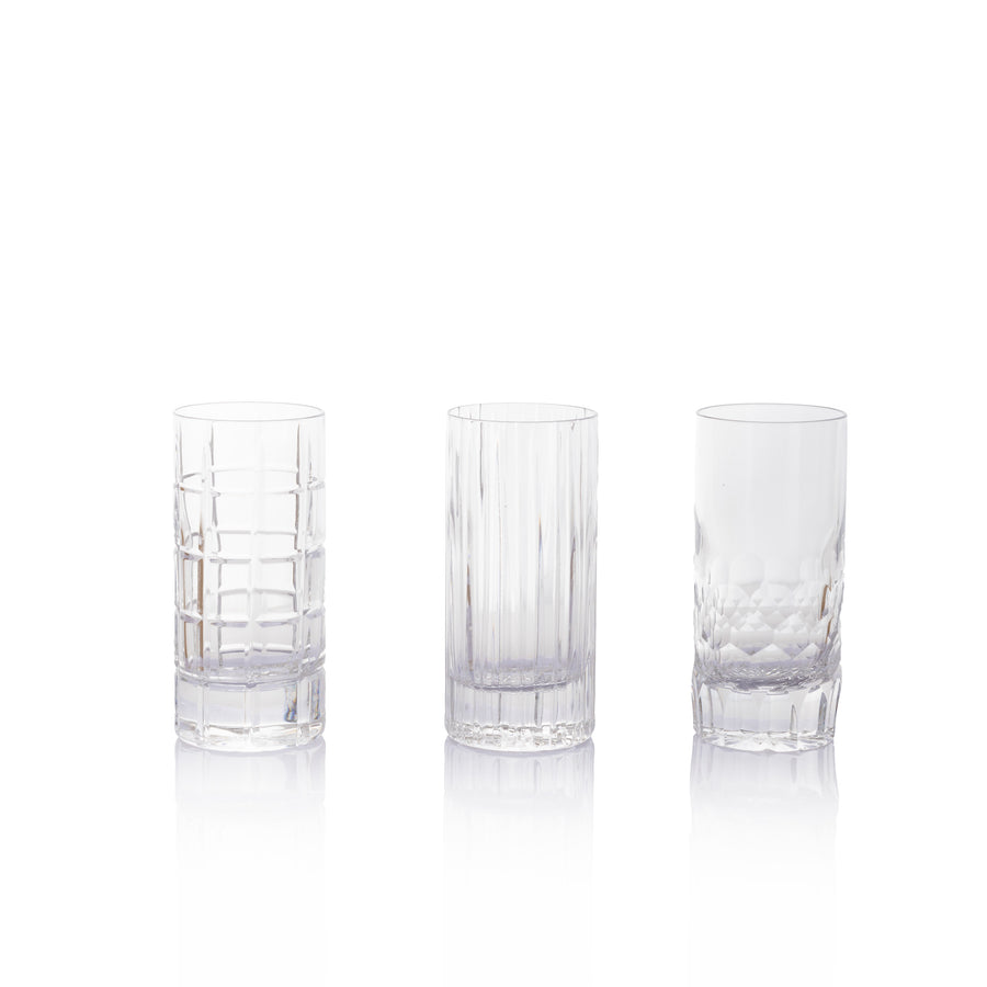 Shot Glass Vienna Assorted Cut 6-Piece Set