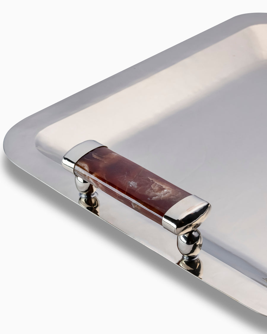 Valle Mini Onyx Square Tray