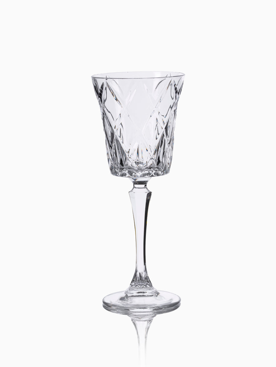 Water Glass Rigoletto Topazio, 6-Piece Set