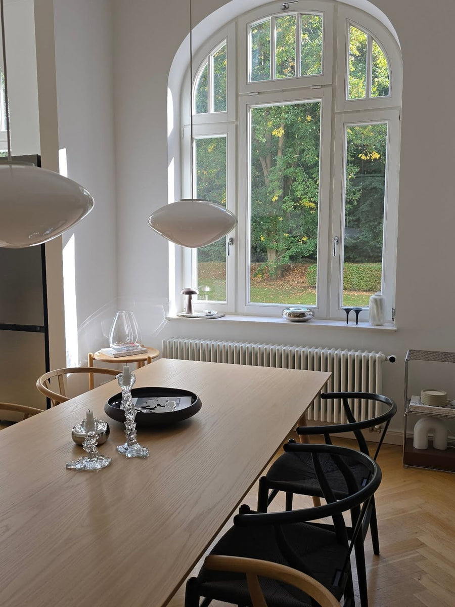 Drip Candle Holder Glass Small