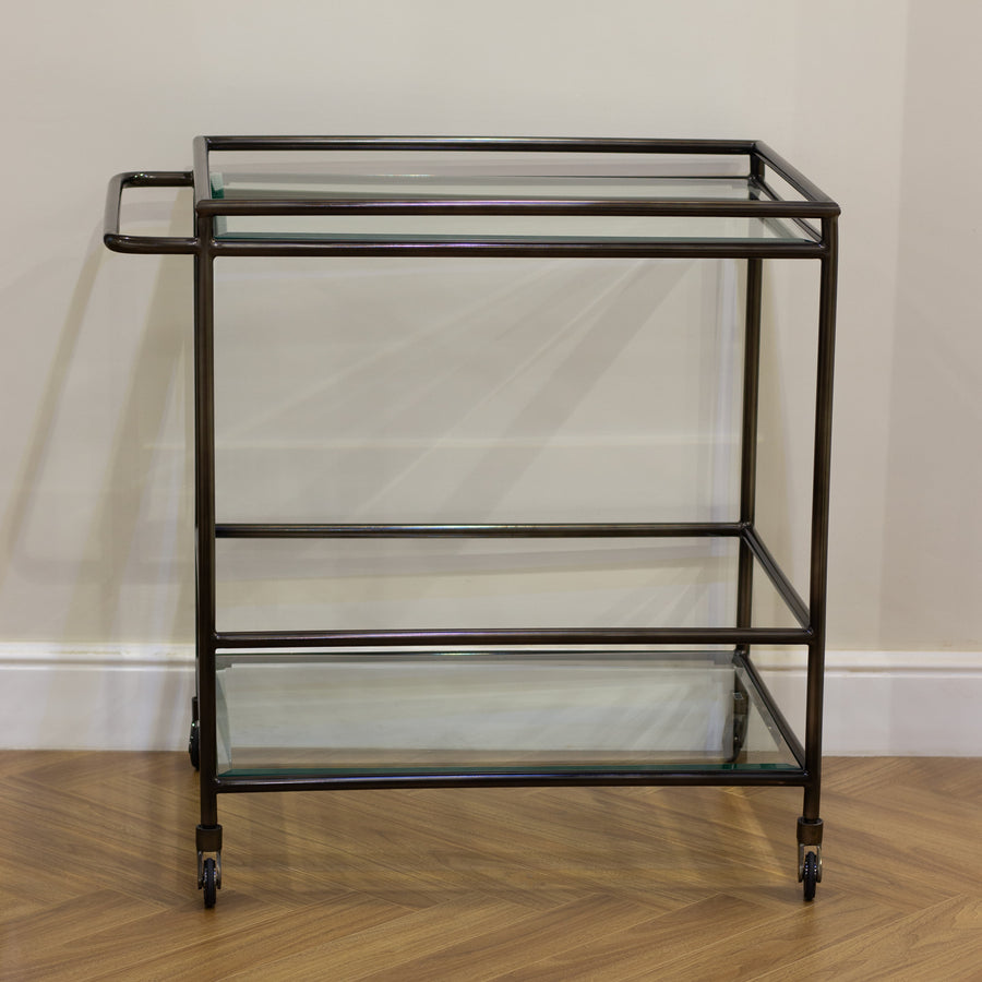 Metallic Bar Cart