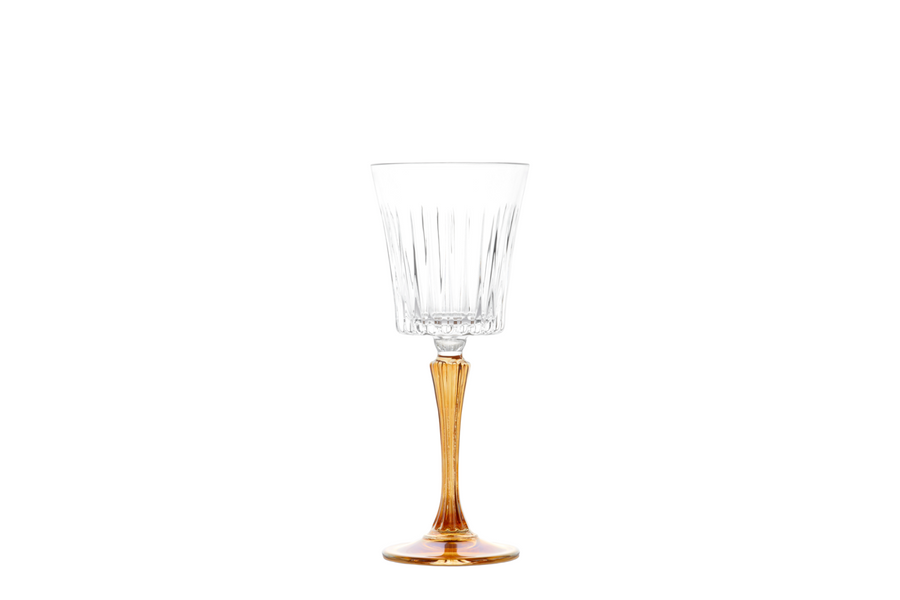 6-pc Set Domina Juice Goblets with Colored Stem