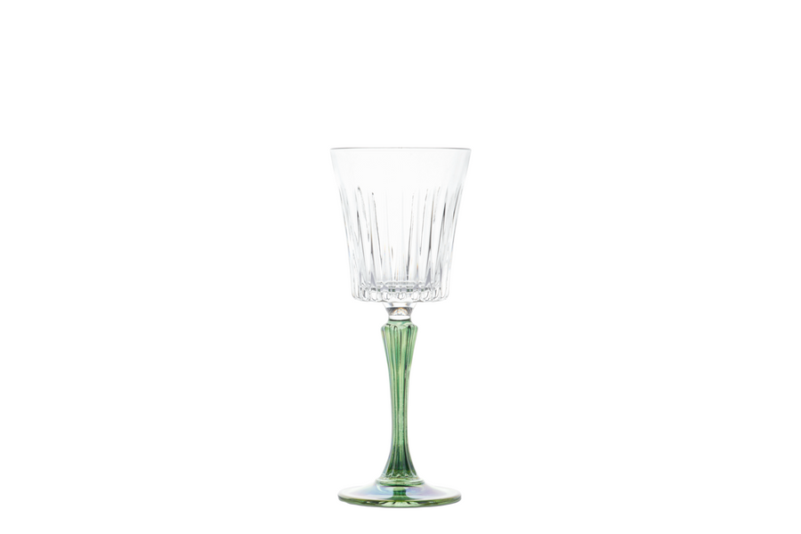 6-pc Set Domina Juice Goblets with Colored Stem