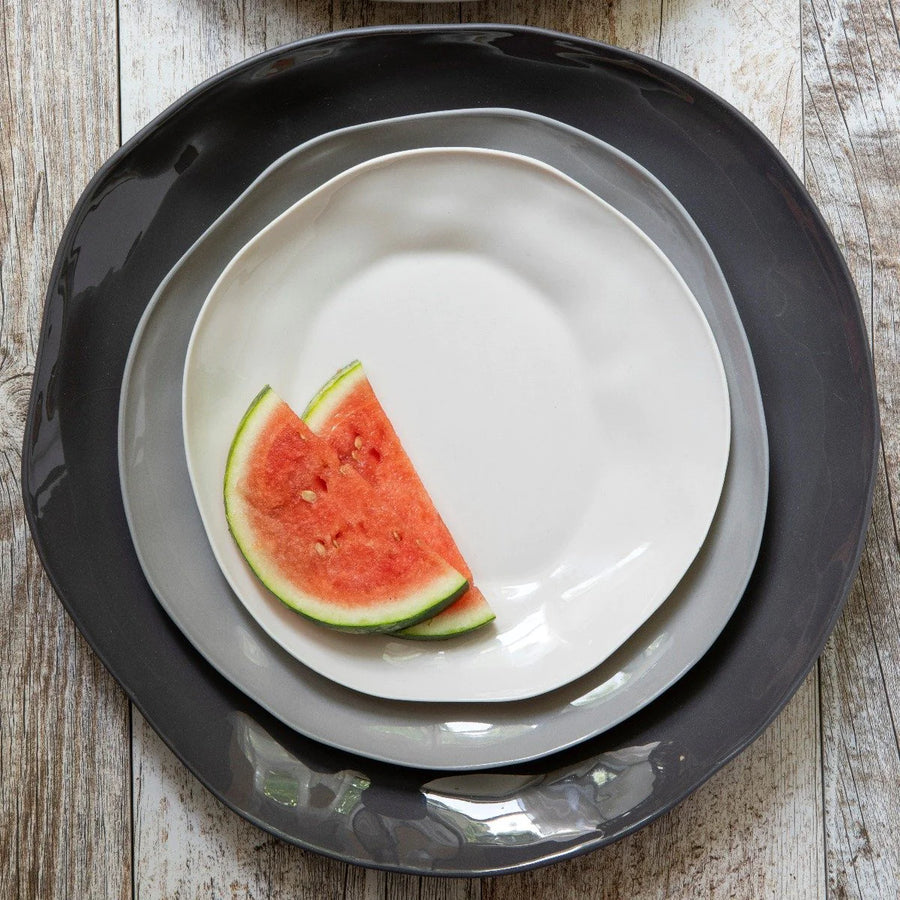 Tam Stoneware Ida Dinner Plate, Slate, Set of 6