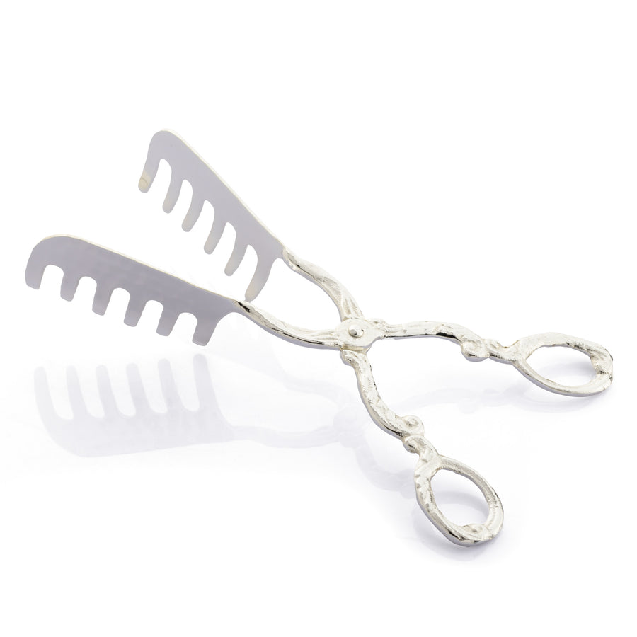 Silver Luxe Pasta Tongs