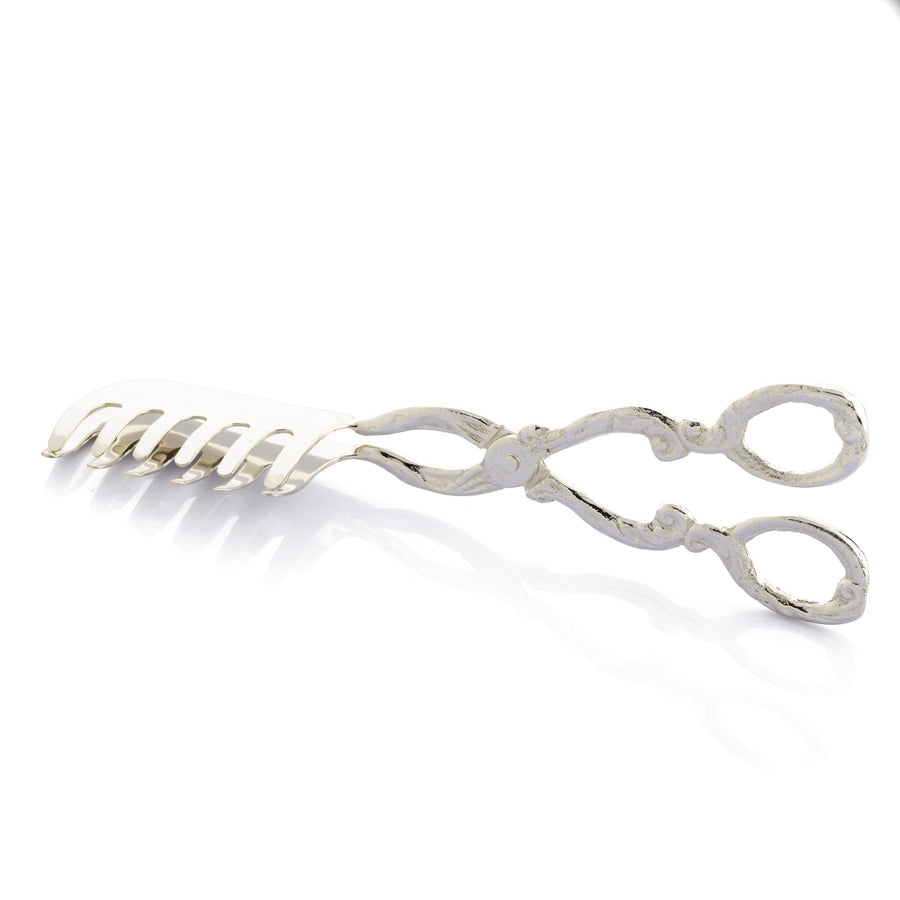 Silver Luxe Pasta Tongs