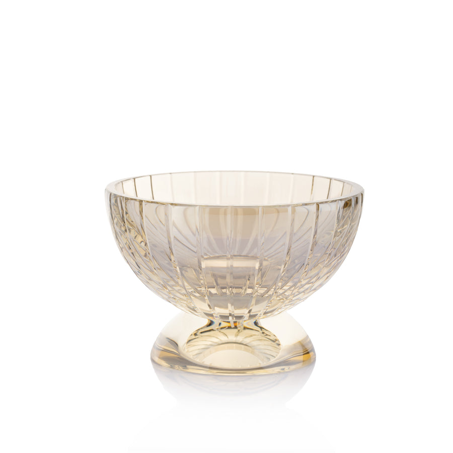 Crystal Bowl, Small, Cognac