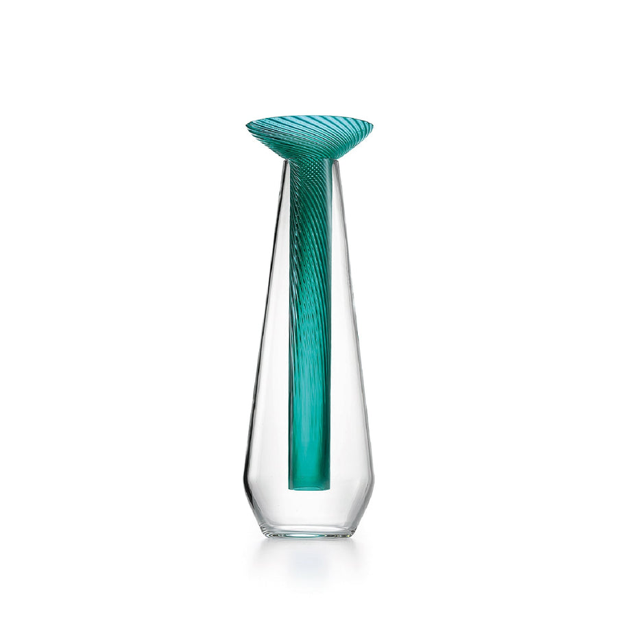 Calici Vase Peacock Green