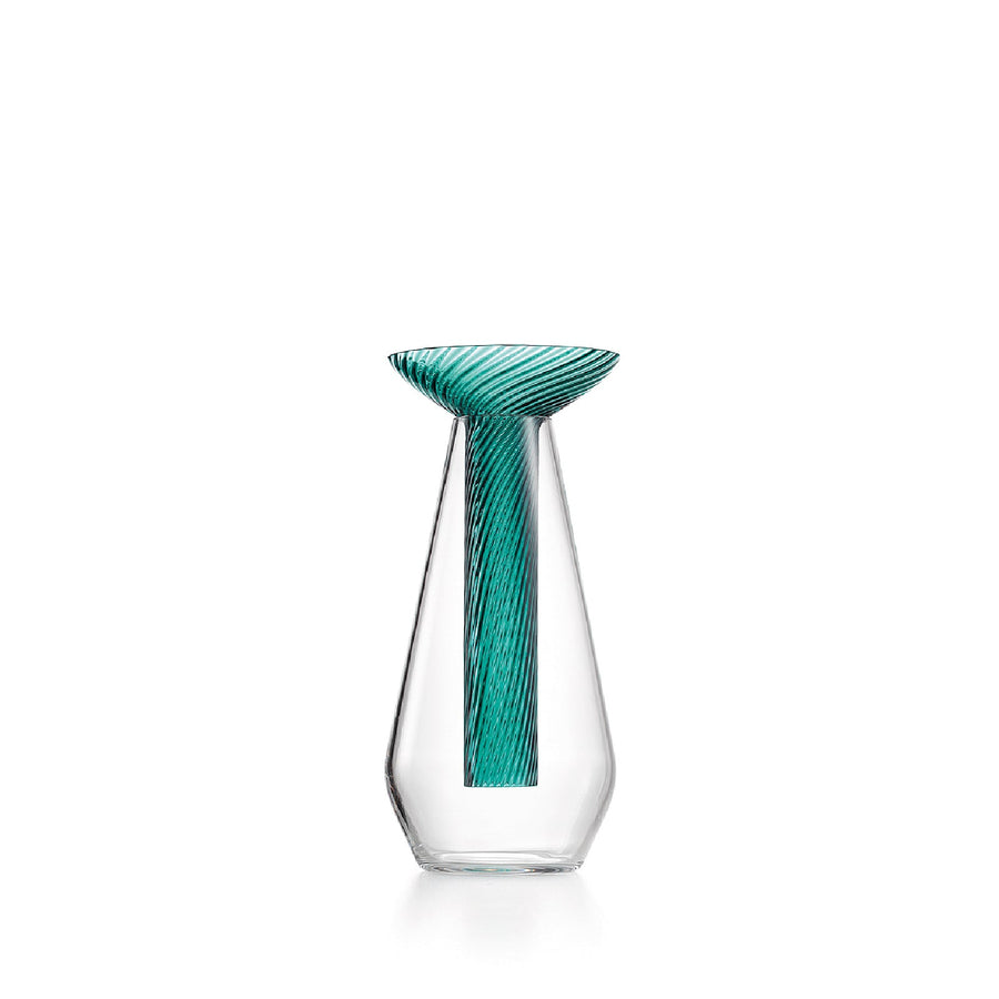 Calici Vase Peacock Green