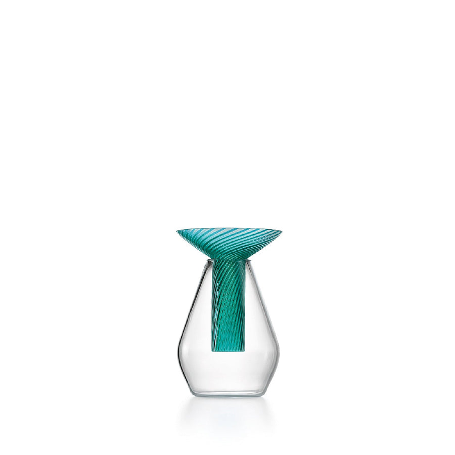 Calici Vase Peacock Green