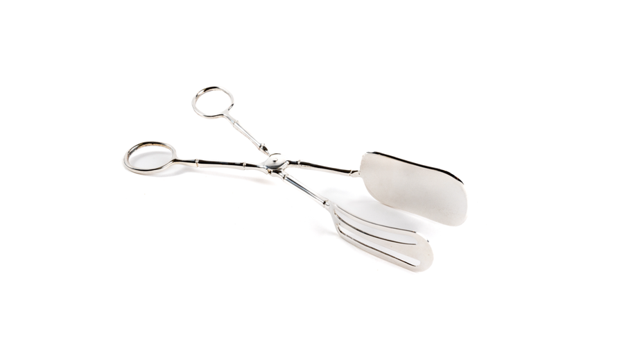 Silver Serving Tongs