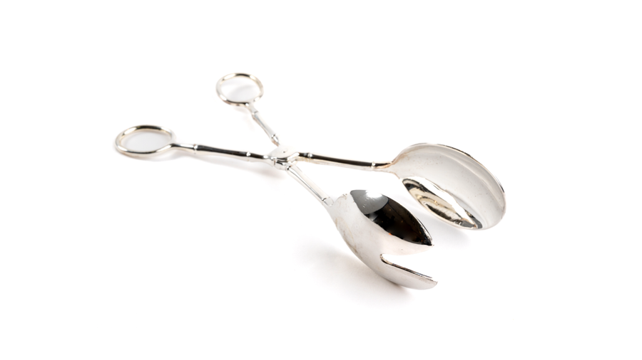 Silver Serving Tongs